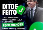 Randolfe garante junto ao Governo Lula a liberação de cerca de R$60 milhões para investimentos em todo o Amapá