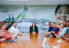 A presidente da Assembleia Legislativa do Amapá, Alliny Serrão, assumiu interinamente o cargo de governadora do Amapá, na manhã desta quarta-feira, (8)