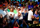 Convenção com 15 mil pessoas lança Randolfe Senador