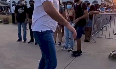 Prefeito Furlan engana Skatistas e só fornece água para os atletas