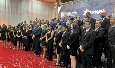 Governador Clécio Luís empossa novos policiais civis e anuncia mais investimentos na segurança pública do Amapá