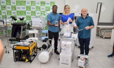 Prefeito Bala entrega novos equipamentos para as unidades básicas de saúde