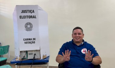 Pedra Branca: Marcelo Pantoja ao votar: “fizemos uma campanha linda”