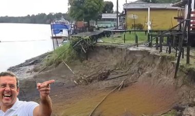 Desespero dos milhares de moradores do Bailique é desprezado por Antônio Furlan que prefere gastar com inaugurações de praças e cachês milionários com shows nacionais