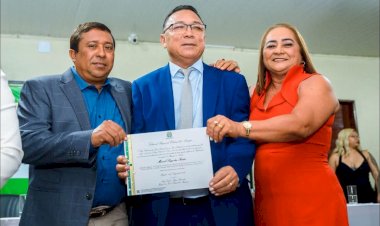 Chico Nó é diplomado Prefeito de Mazagão