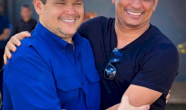 Prefeito Teddy Marcel, em Laranjal do Jari, já contava com parceria para desenvolvimento do município, agora aposta na busca por mais recursos com Davi na Presidência do Senado