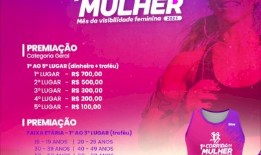 Por iniciativa da vereadora Ithiara Madureira é realizada a 1° Corrida da MULHER em Santana