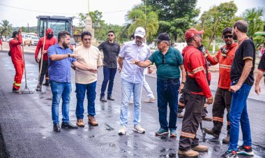 Governo Clécio Luís faz investimentos com obras de pavimentação das ruas e avenidas de Oiapoque