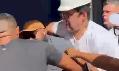 Desequilibrado: Prefeito Furlan agride jornalista Iran Fróes e manda prender Heverson Castro ao ser questionado por  obra atrasada