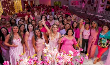 Chá Rosa reúne mais de 250 mulheres em Santana e arrecada 603 kg de alimentos para famílias em vulnerabilidade