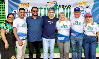 Projeto Visão Tucuju leva atendimento oftalmológico gratuito a Serra do Navio com apoio do senador Randolfe