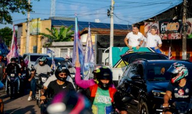 Ao lado de Davi e Randolfe, Clécio percorreu bairros da capital em clima de união e participação popular