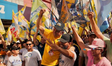 Rumo à Câmara Federal, Felipe Show mostra força em caminhada gigantesca