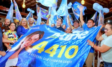 Em ritmo de crescimento, Aline Gurgel avança nas pesquisas e consolida 2º lugar na disputa pela Câmara Federal