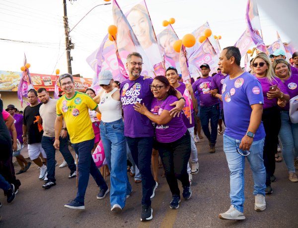 Santana está decidida que é 44, diz Clécio durante caminhada com lideranças locais