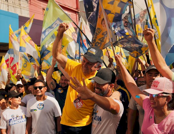 Rumo à Câmara Federal, Felipe Show mostra força em caminhada gigantesca