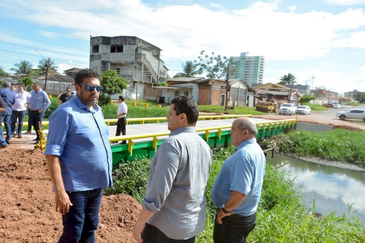 Davi anuncia a substituição de 30 pontes de madeira por estruturas de concreto e aço no Amapá