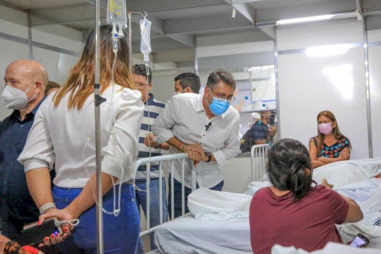 Governador Clécio Luís visita Hospital de Urgência e Emergência de Santana