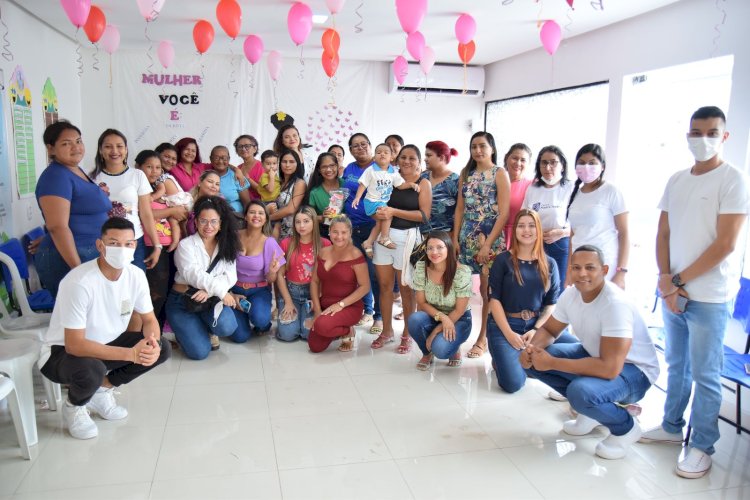 Mês da Mulher: Prefeitura de Santana através do Programa Criança Feliz realiza momento de acolhimento as mulheres beneficiárias
