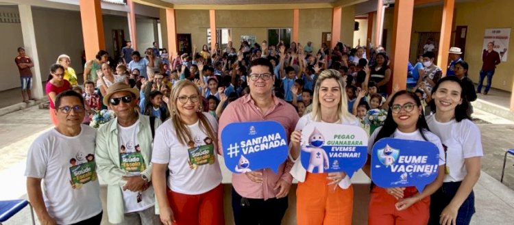 Prefeitura de Santana realiza lançamento do Programa Saúde na Escola 2023-2024