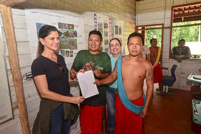 Povo Indígena Wajãpi começam a ser beneficiados com programa idealizado pela primeira-dama do Amapá