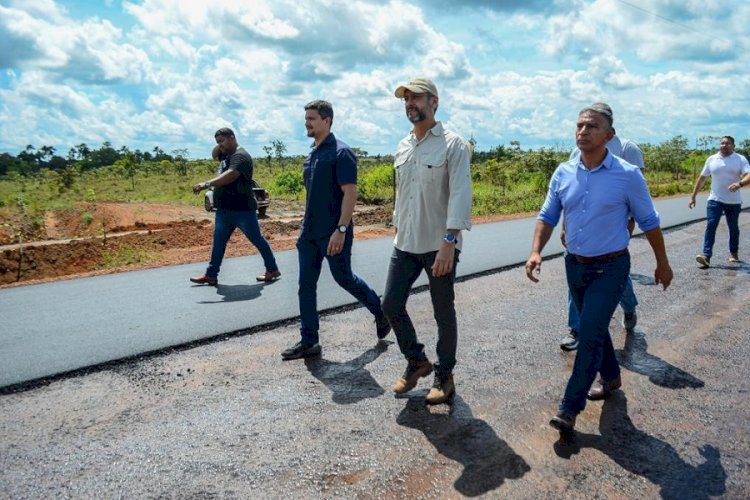 Governador Clécio Luís e Valdinei Amanajás anunciam  novos tempos com a conclusão da pavimentação asfáltica no Ramal do Farinha Seca