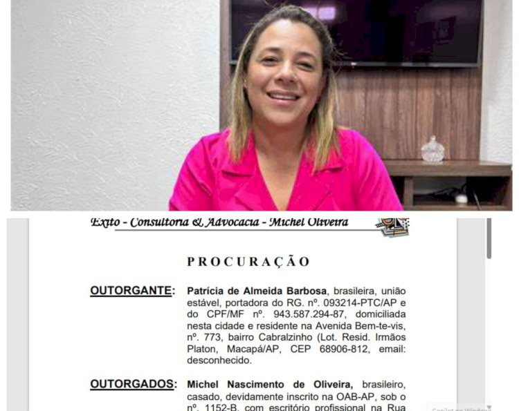 Lambança da Paty: Ministério Público diz que habilitação de advogado particular pra representar CTMac e sua presidente é “vício de irregularidade