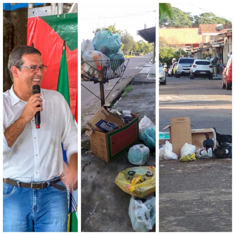 Moradores do Boné Azul sofrem com a negligência do prefeito Antônio Furlan na coleta de lixo