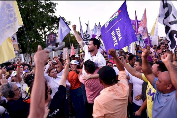 Convenção histórica: com quase 40 mil pessoas, MDB oficializa a candidatura de Acácio Favacho ao Senado Federal