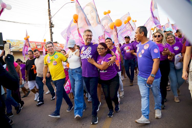 Santana está decidida que é 44, diz Clécio durante caminhada com lideranças locais
