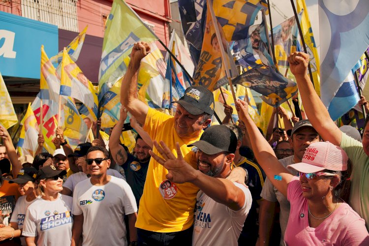 Rumo à Câmara Federal, Felipe Show mostra força em caminhada gigantesca