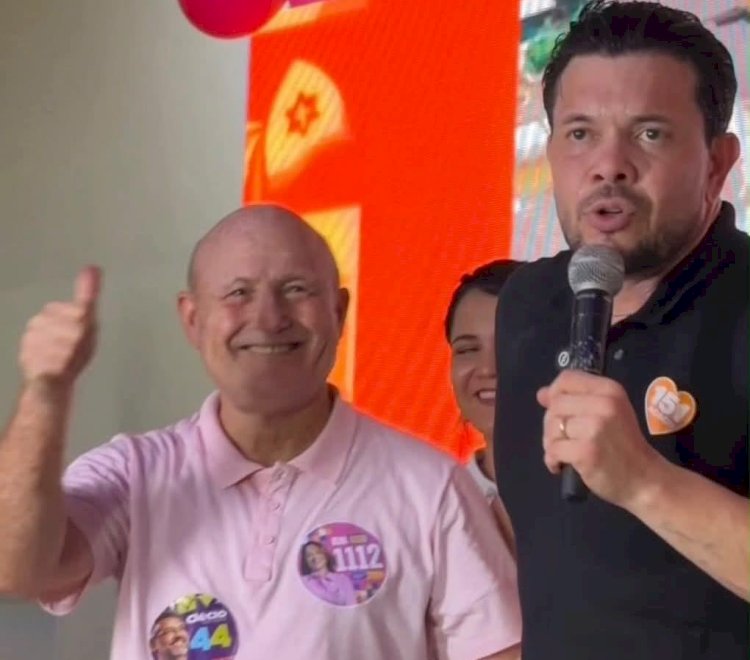 Maior liderança política de Santana, prefeito Bala Rocha traz toda a sua tropa e entra de corpo e alma na campanha de Acácio Favacho ao Senado Federal
