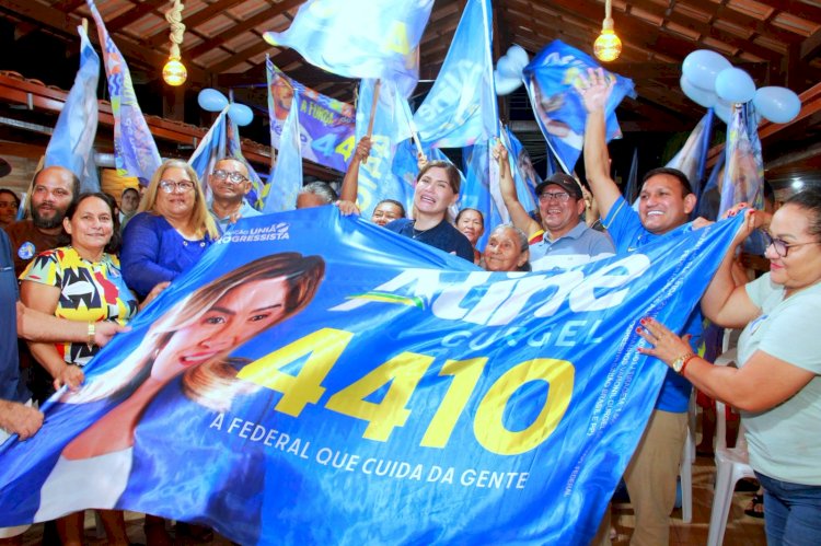 Em ritmo de crescimento, Aline Gurgel avança nas pesquisas e consolida 2º lugar na disputa pela Câmara Federal